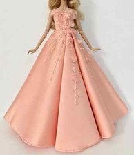 Handmade Pink Satin Beaded