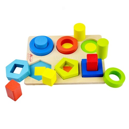 Wooden blocks pattern - wooden,