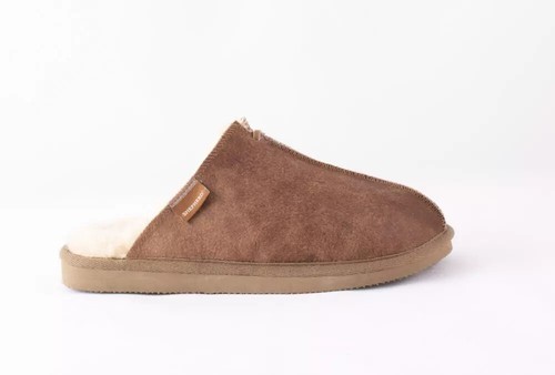 Mens genuine sheepskin mule - mens,