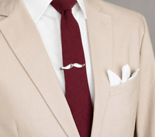 Silver Metal Tie Clip Holder