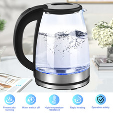 2L Electric Kettle Glass 360