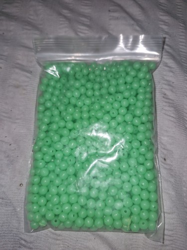 1000 6mm lumi beads round - 1000, x