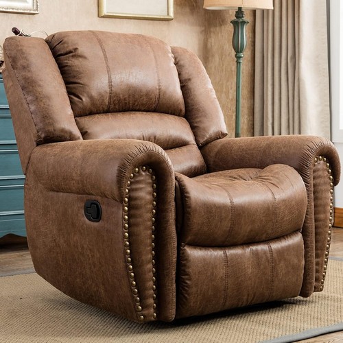 Canmov leather recliner chair - leather,