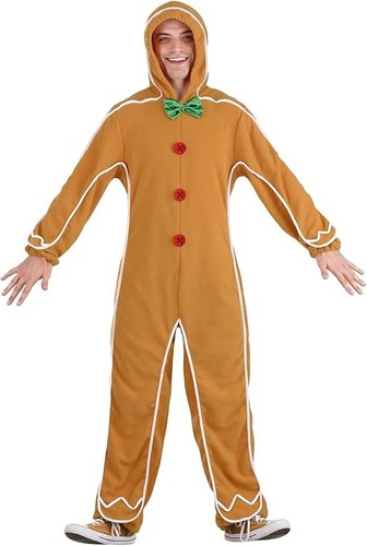Men gingerbread man - man, costume