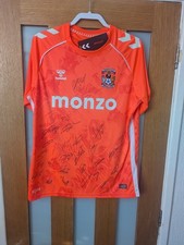 NEW RARE COVENTRY CITY SQUAD GENUINE MULTI TEAM SIGNED 25/26 AWAY SHIRT TEAM 