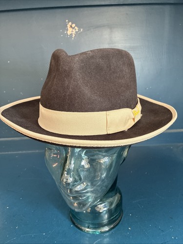 Vintage black wool beige - st,