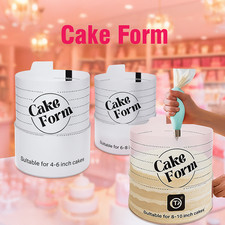 Acrylic Cake Mold Round Mousse Cake Form Adjustable Cake Ring Bakery