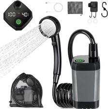 Portable Car Camping Shower Outdoor Camper Caravan Hiking Clean Travel Kit