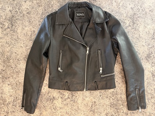 Xoxo black faux leather - faux,