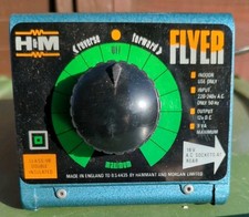 HAMMANT & MORGAN FLYER TRAIN SPEED CONTROLLER POWER UNIT /TRANSFORMER A.C & D.C