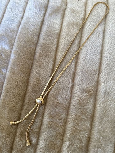 Vintage monet lariat slide - vintage,