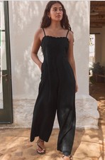 Lipsy London Black Cornelli Cami Jumpsuit, Size 12. BNWT