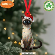 Personalized Siamese Cat