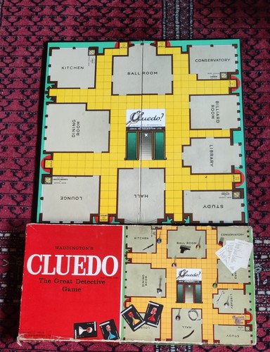 Cluedo board game - cluedo, john