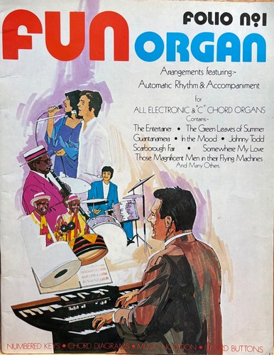 Vintage 1976 fun - fun, organ