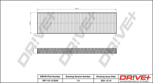 Dp1110 12 0250 filter - dr!ve+,