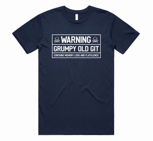 Warning grumpy old git shirt - old, t-shirt