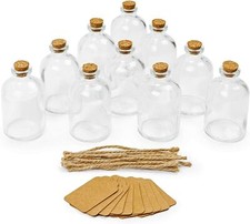 Mini Glass Bottles Cork Jars