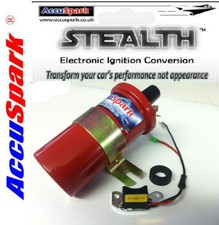 AccuSpark Electronic Ignition Kit & Red Sports Coil for Volvo Amazon 1968-70 B20