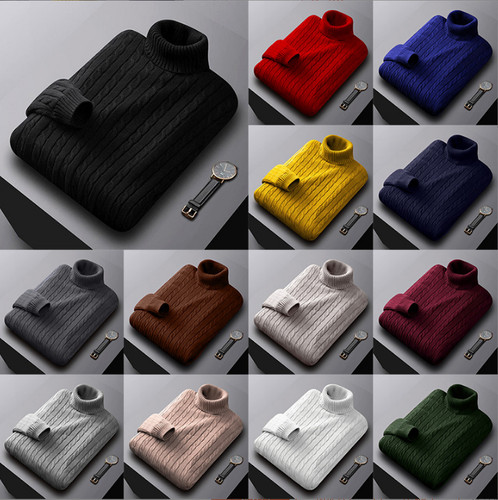 Men turtleneck soft - men's, sweater