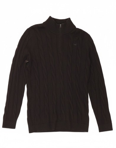 Hollister mens zip neck jumper - mens,