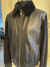 ZILLI PYTHON MENS JACKET SIZE 56