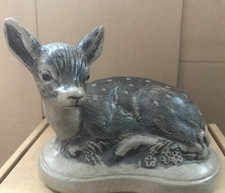 Poole Pottery Deer Stoneware Fawn Lying Down Beautiful In Excellent Condition