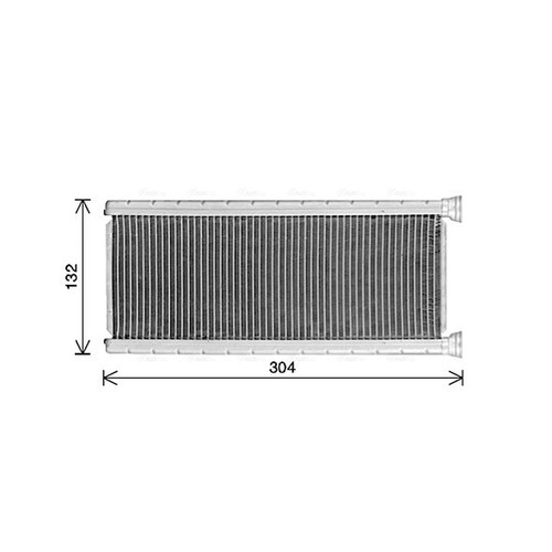 Heater matrix cn6339 - heater, ava