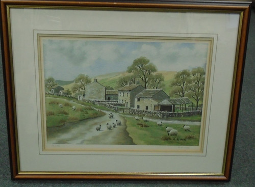 Framed print yorkshire dales - yorkshire,