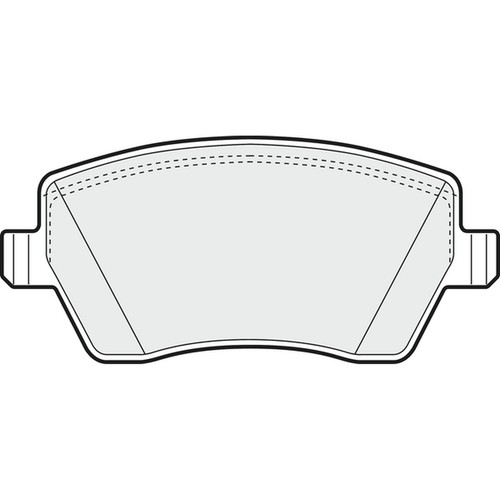 Brake pads set for dacia - set,