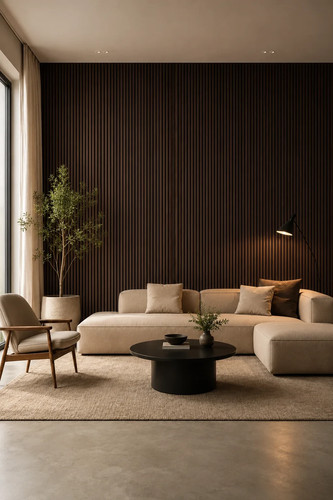 Slatted mdf acoustic wall - acoustic,