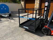 2.0m x 1.0m Forklift Man-Lift Safety Basket (Telescopic Handler Cradle Cage)