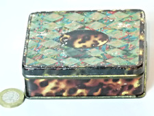 RARE ANTIQUE CRAWFORDS SAMPLE MINIATURE BISCUITS TIN 1920s