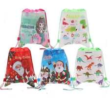 Children Kids Unicorn Drawstring PE Bag Swimming School Boy Girl Gym Sports XMAS