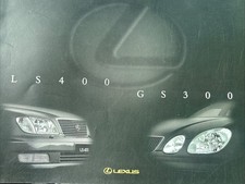 Lexus LS400 GS300 Range Car Sales Brochure Frameable 1998 20 Pages In French