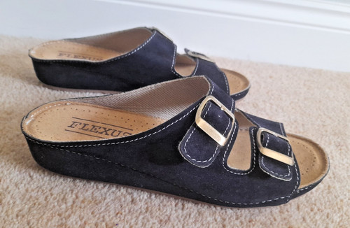 Flexus navy blue faux - navy, suede