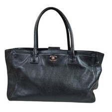 CHANEL Tote Bag leather Executive used