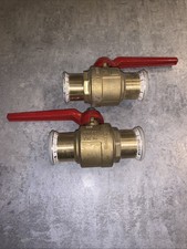 42mm Geberit Mapress ball valve, NPW, with actuator lever CW617N DN40 2pcs Lot