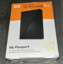 WD My Passport 4TB for Windows Portable External Hard Drive Mint condition 