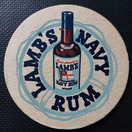 Lambs navy rum - navy, mat.