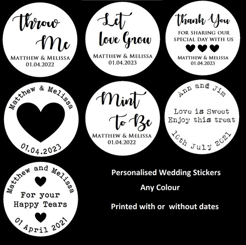 Personalised wedding favour - personalised,