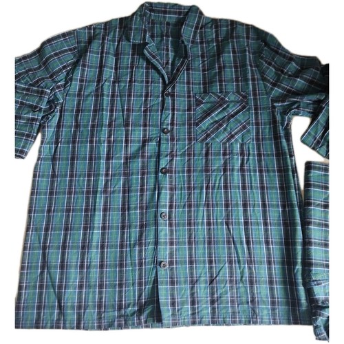Men navy checked - navy, sleeve