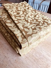 professionally made curtains heavy  width 73"each panel 146" total by 51" drop