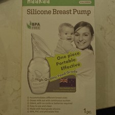 Haakaa 100 ml Silicone Manual Breast Pump - Clear (MHK062)