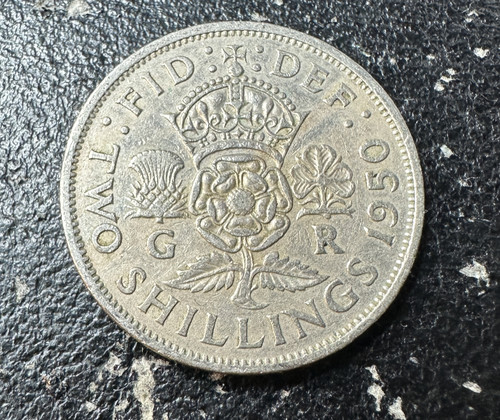Florin shillings coin 1950 - -,