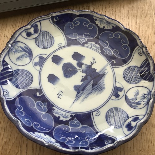 Antique japanese blue white - antique,