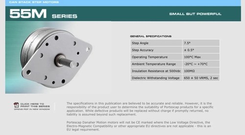 Portescap 12v stepper motor - portescap,