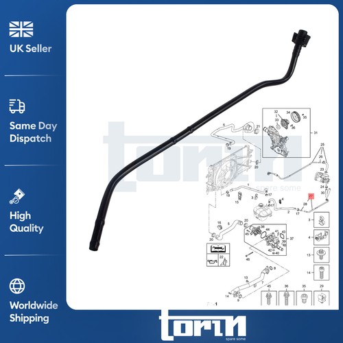 Throttle body heater pipe - body,