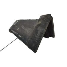 Staffs Blue Angled Clay Capped Ridge Tiles 10.8M  75 deg Victorian Ridges