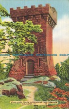 R624624 Ethan Allen Tower. Overlooking Lake Champlain. Burlington. Vt. 32. Levin